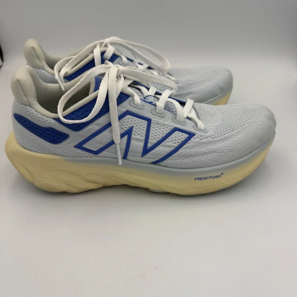 New Balance Fresh Foam X 1080v13 Blue White Running Shoes W1080D13 Womens 8.5